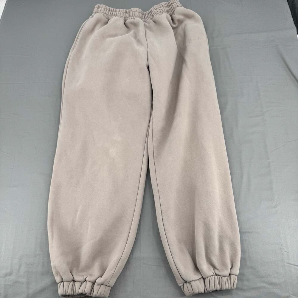 Comfrt Regular Sweatpants XL Taupe Embroidered Logo Cinch Cuffs
